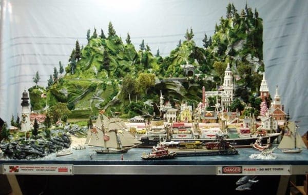 Scale Model Train Layout