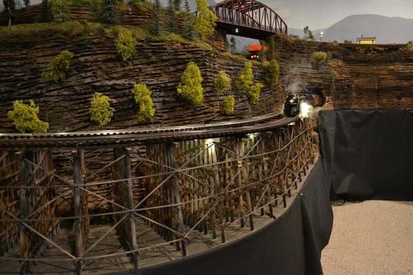  are usually used to give a natural look to the model train layout
