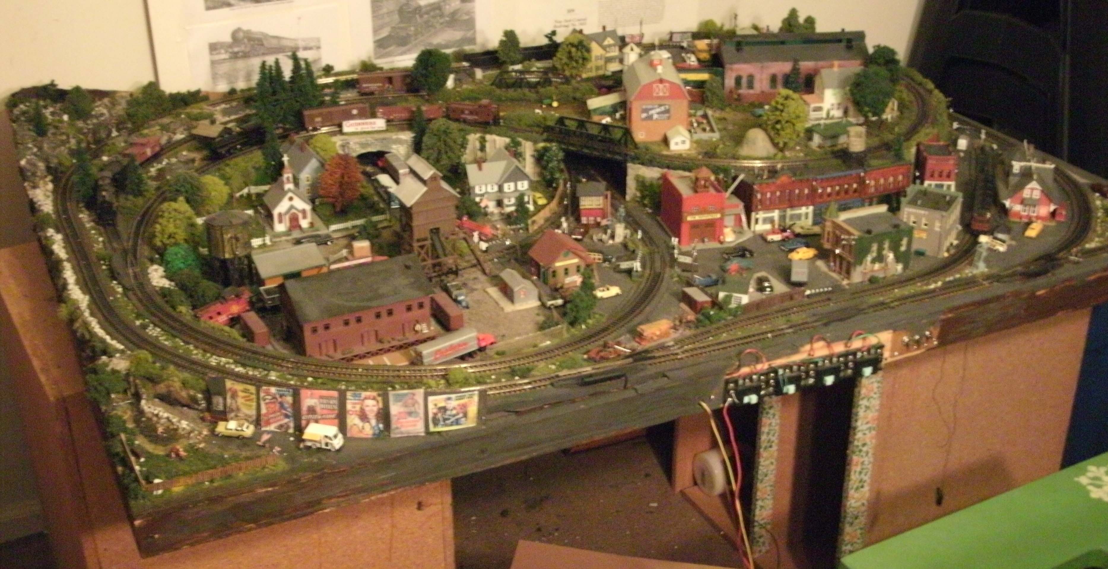 Model Train Layouts Geoff's n scale model railroad layout