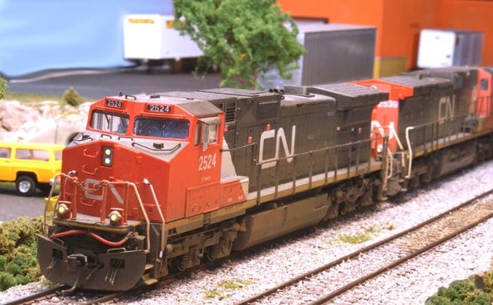 Burlington HO Scale Layout Model Train