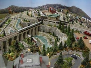 Beautiful Model Train Layout Image 1