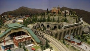 Beautiful Model Train Layout Image 2