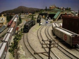 Beautiful Model Train Layout Image 6