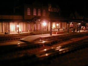 3' X 5' Outstanding N Scale Model Train Layout Image 11
