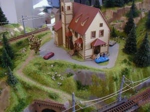 3' X 5' Outstanding N Scale Model Train Layout Image 5