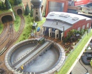 3' X 5' Outstanding N Scale Model Train Layout Image 7