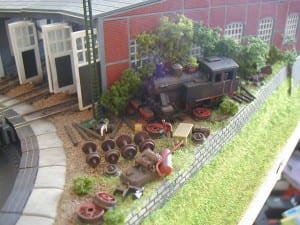 3' X 5' Outstanding N Scale Model Train Layout Image 9