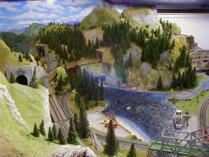 o scale layout model train image 3