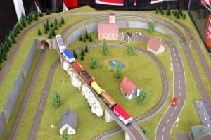 HO Scale Model Train Layout
