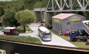 Model Train HO Scale Layout Image 3