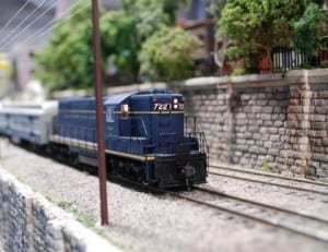 HO Layout Model Train Image 1
