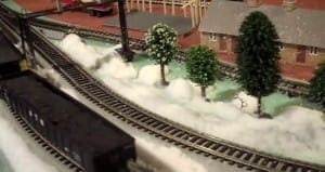 Snow Scene Model Train Image 10