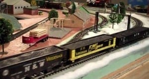 Snow Scene Model Train Image 2