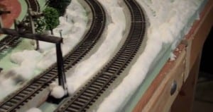 Snow Scene Model Train Image 3