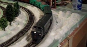 Snow Scene Model Train Image 4