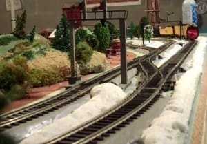 Snow Scene Model Train Image 5