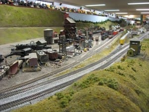 HO Scale Layout Model Train Image 4