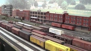 John's huge model train layout photo