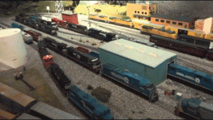 Norfolk Southern Railroad Model Train Layout