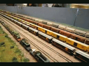 N-Scale Model Railroad Layout sound added