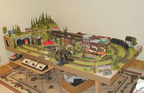 o scale model train layouts