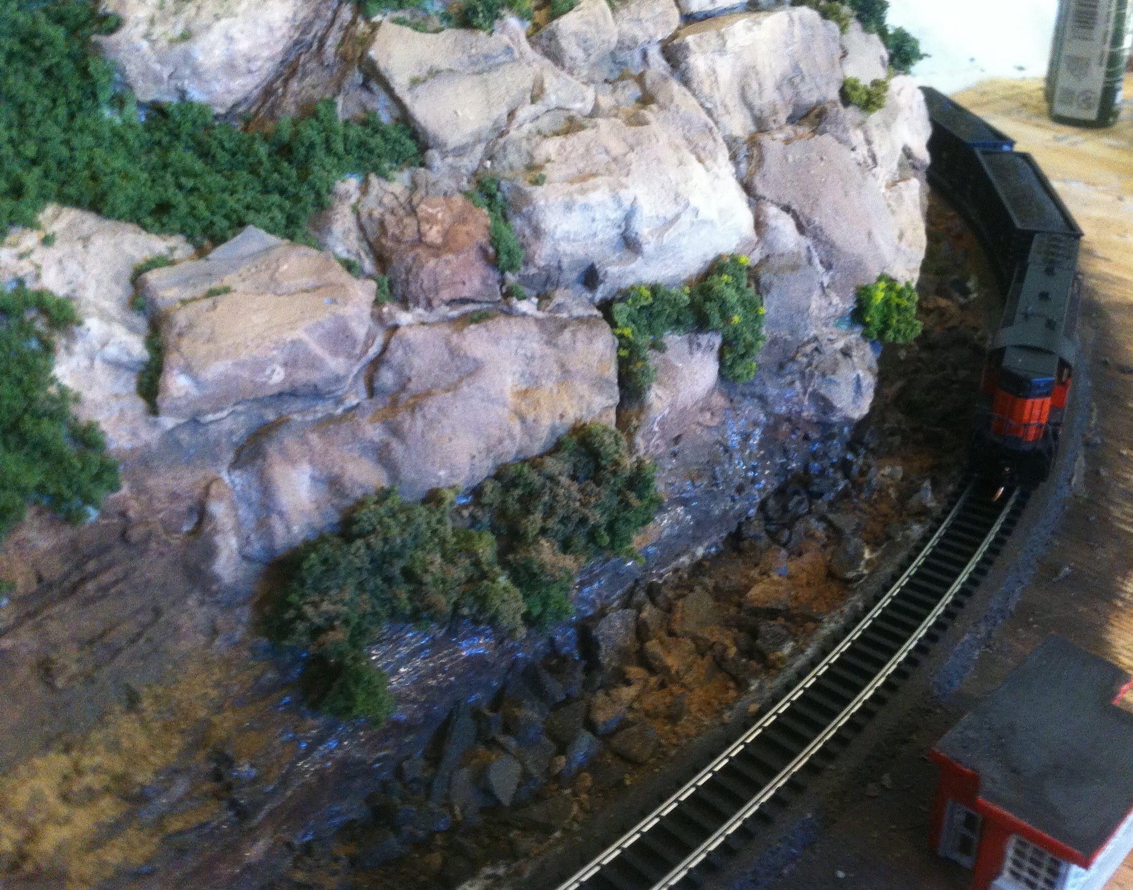 How to Painting Rocks and make Scenery Foundation for model train layouts