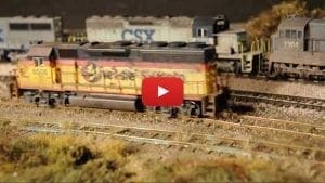 Realistic Model Train layout