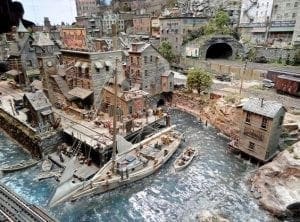 Model Train Water Scenery