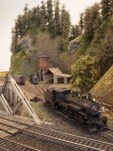 n scale model railroad photo