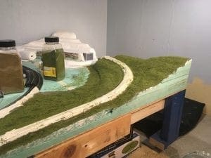 4x8 HO Scale Layout Mountain